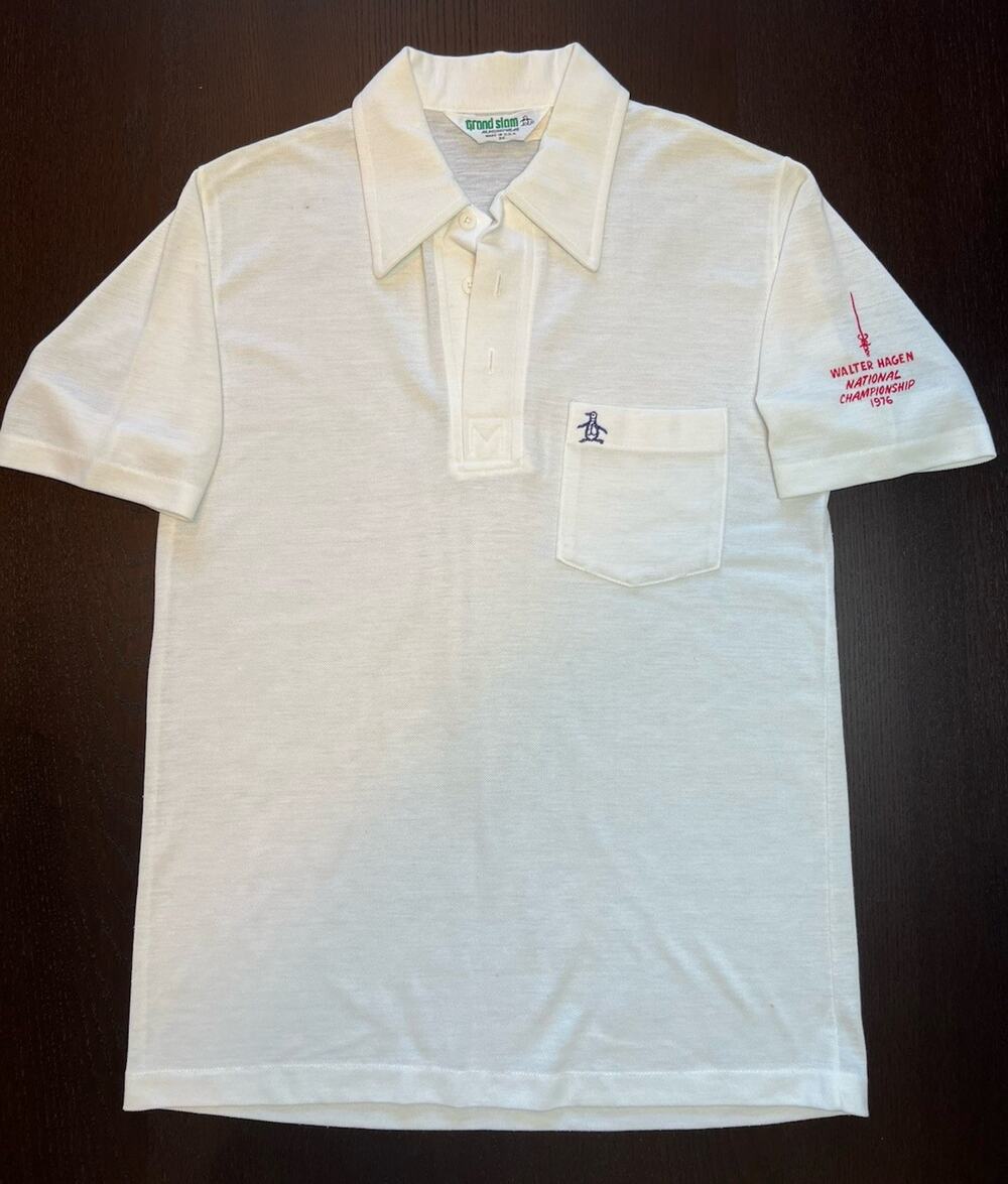 1976 Walter Hagen Nat’l Championship Grand Slam Vtg Golf Polo Penguin Medium